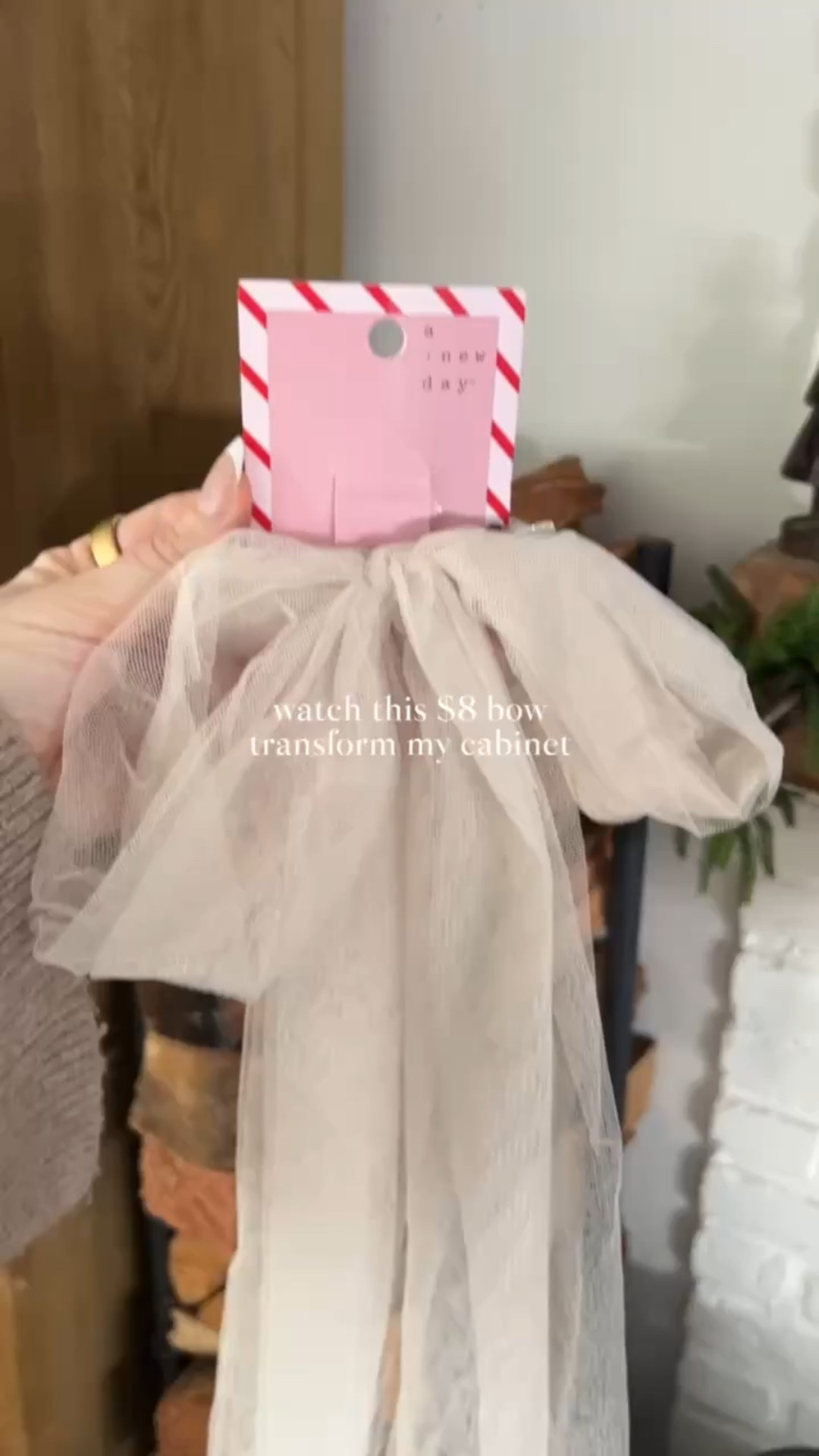 Linked similar to my viral bow cabinet from last year! 

#LTKHome #LTKHoliday