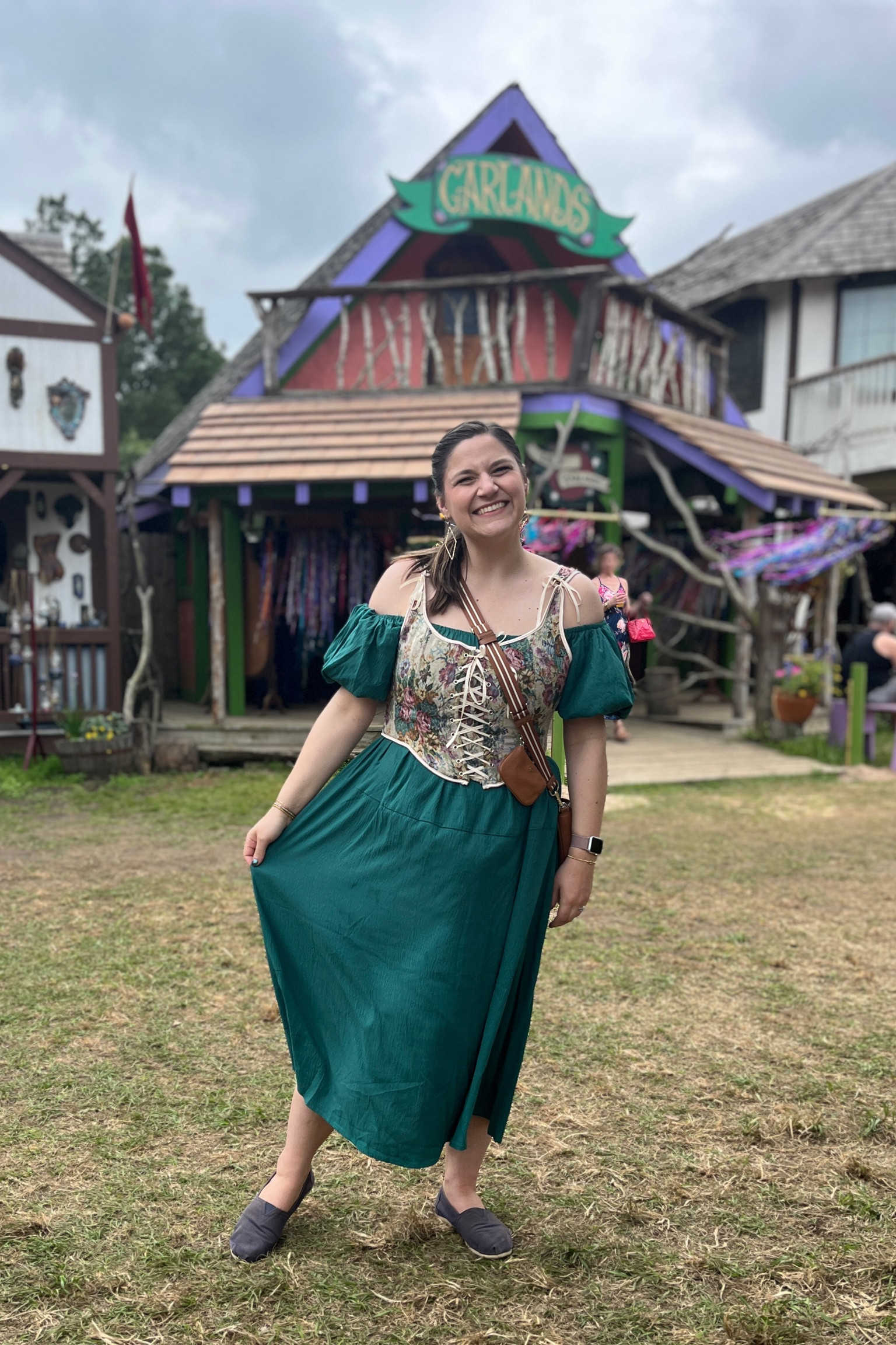 Renaissance Faire outfit inspo! Midsize Ren Faire outfit Amazon | Dress: size L | Corset top: size XXL (size up if you’re busty) | Shoes: toms | cute and comfortable, dress and top from Amazon for under $50 and feel super high quality! 

#LTKmidsize #LTKFestival #LTKfindsunder50