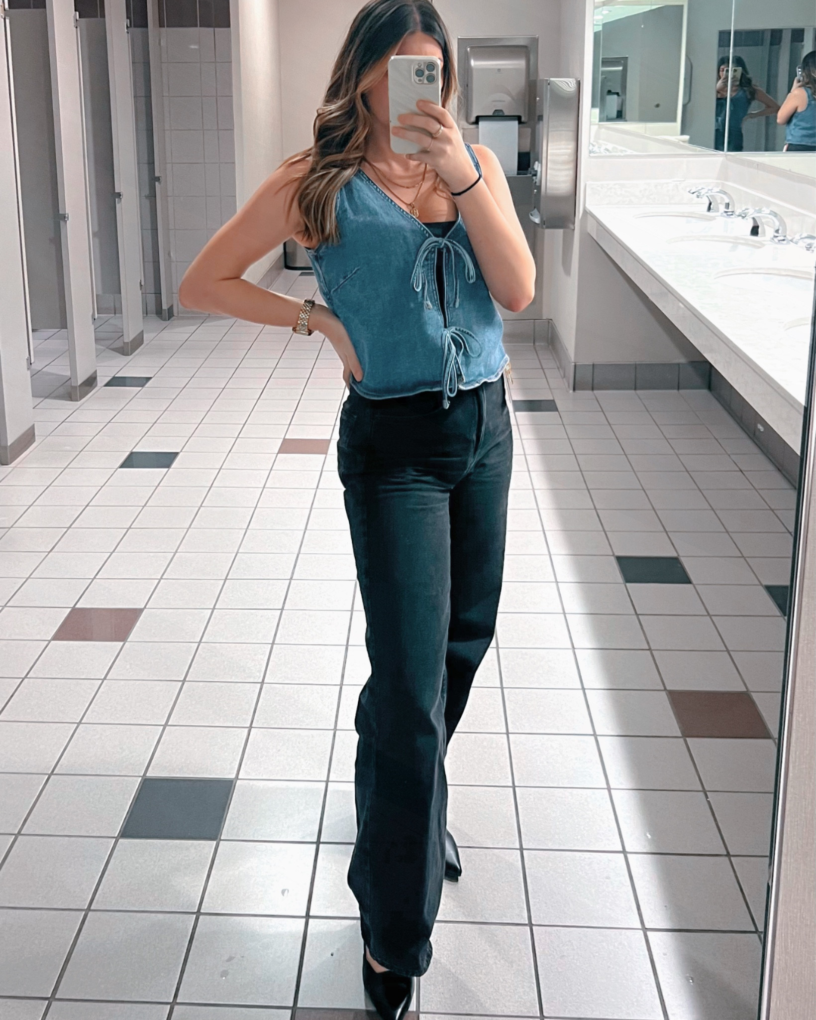 Actual top is sold out so tagged some similar ones! Wore a black bodysuit under the top to make it work appropriate

#LTKFindsUnder100 #LTKWorkwear #LTKSpringSale