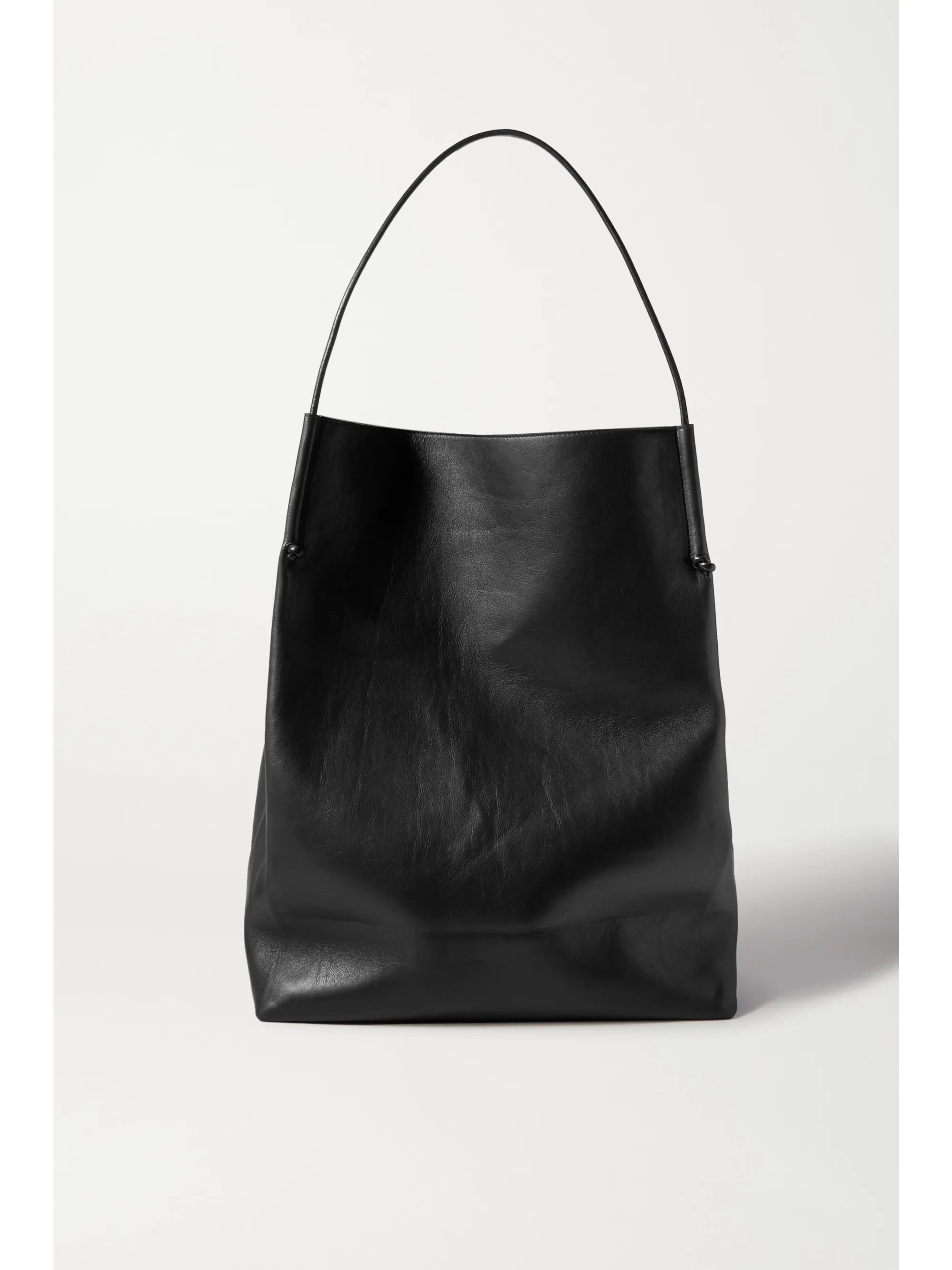 Black Medium leather tote | Bottega Veneta | NET-A-PORTER | NET-A-PORTER (UK & EU)