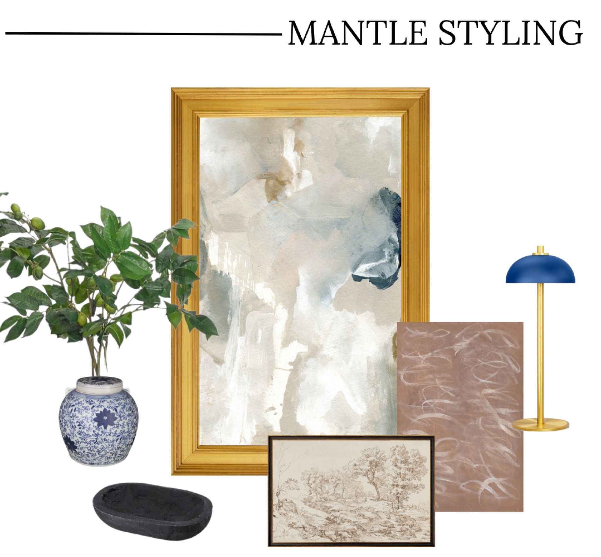 Mantle styling

Fireplace, decor, living room, blue and white jar, abstract, artwork, rechargeable lamp, faux floral branch 

#LTKSeasonal #LTKHome