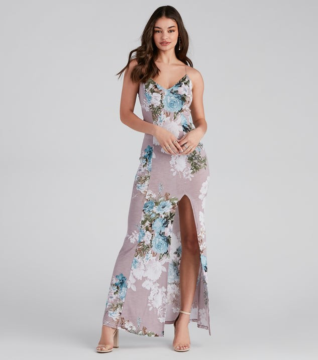 Blooming Floral Knit Maxi Dress | Windsor Stores
