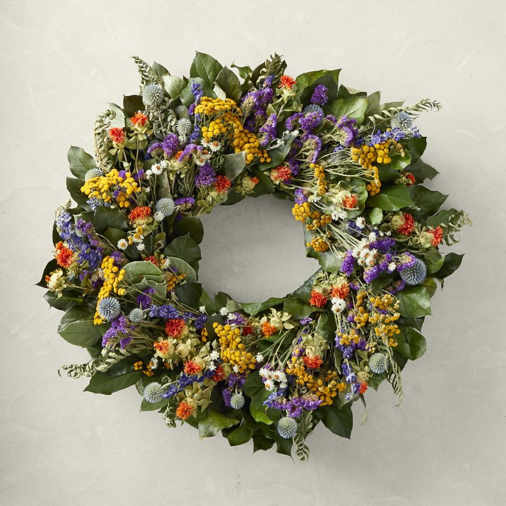 Painters Palette Live Wreath | Williams-Sonoma
