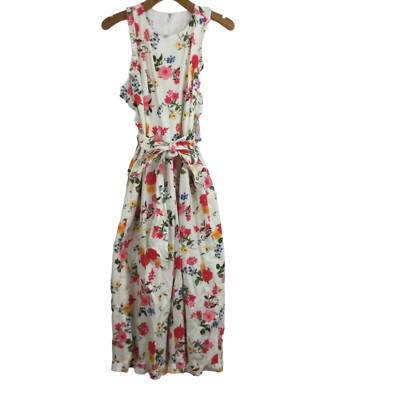 Gal Meets Glam Womens Beverly Ruffle Racerback Floral Sleeveless Jumpsuit 12 NWT | eBay | eBay US