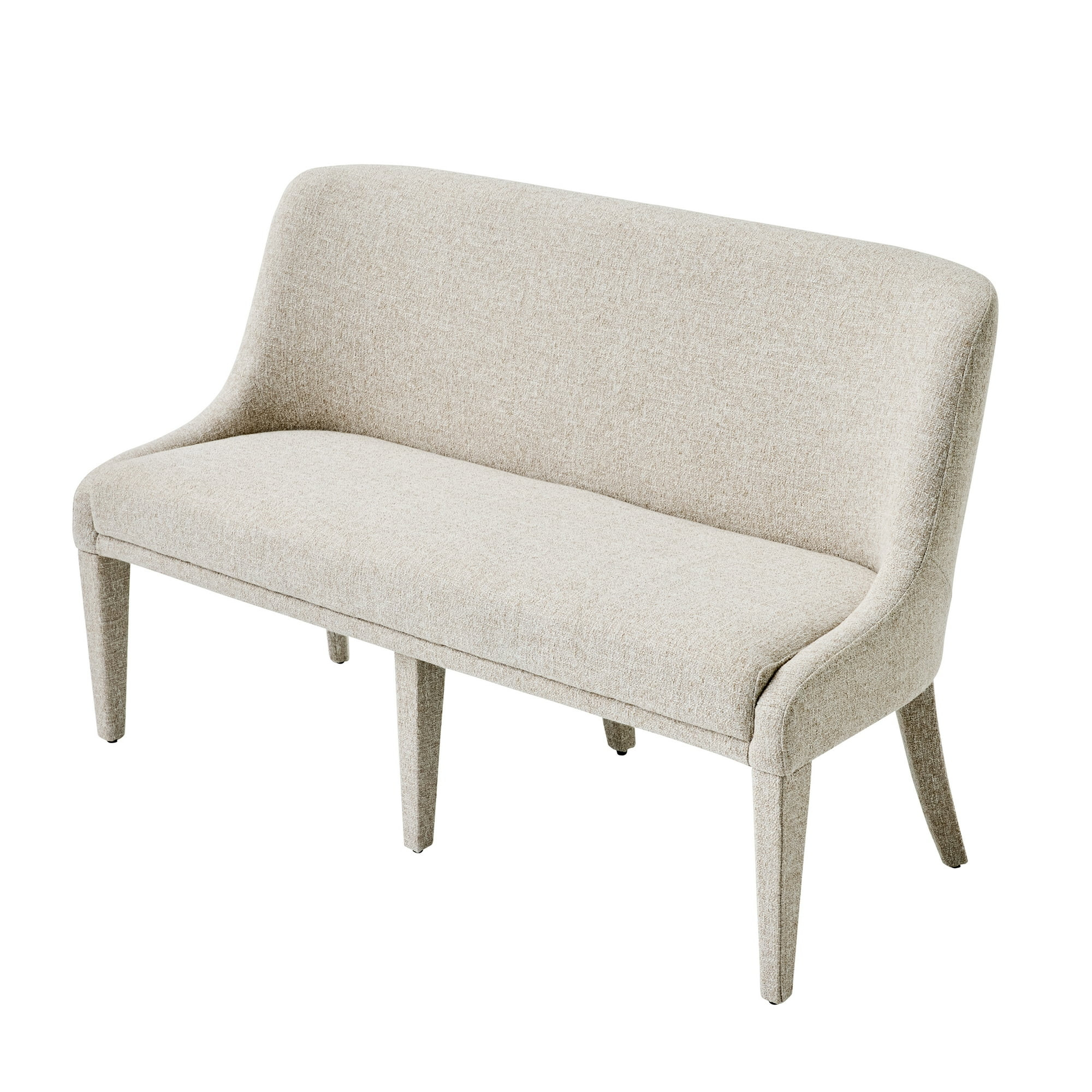 Better Homes & Gardens Windsor Upholstered Dining Bench, Wheat | Walmart (US)