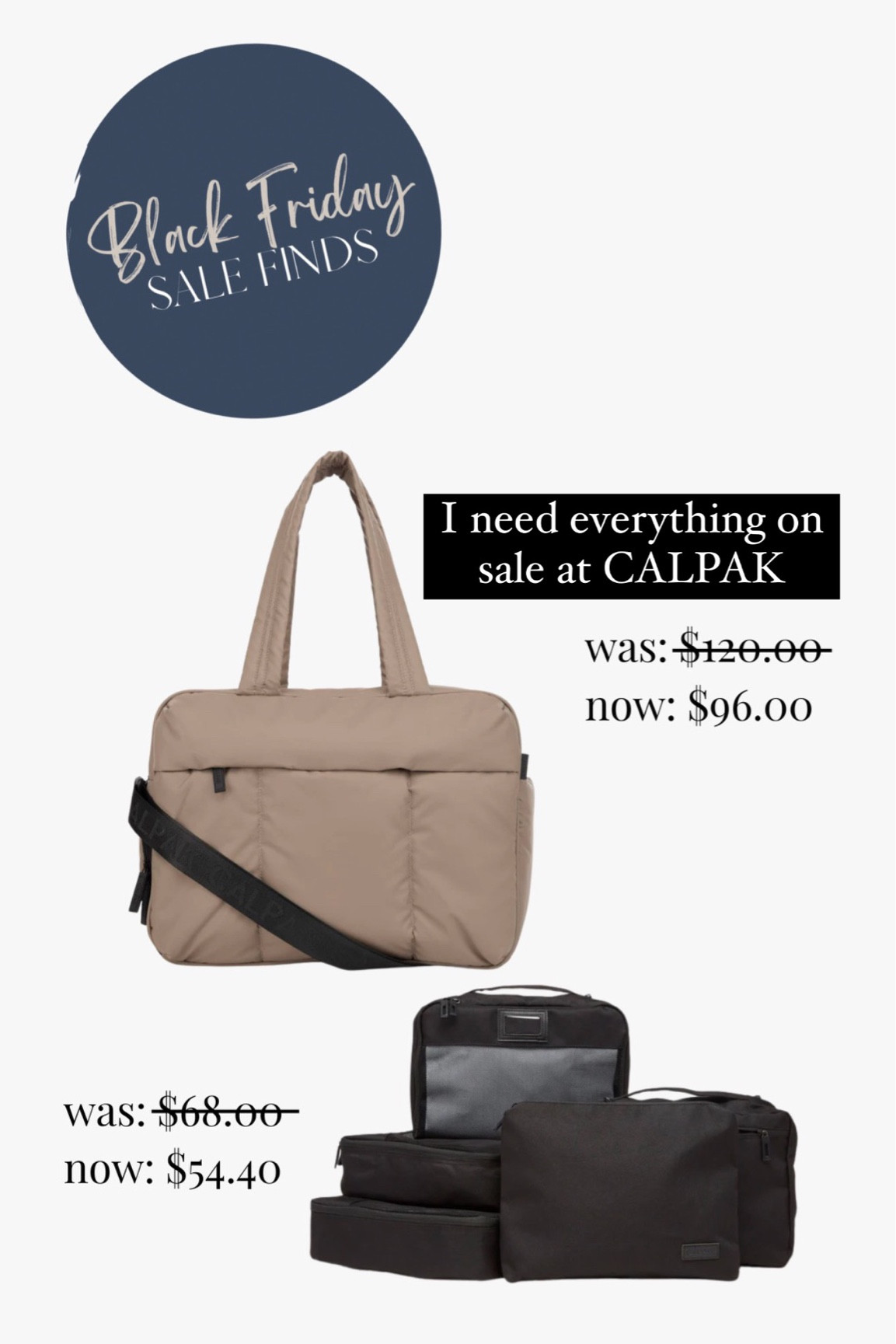 Calpak is having an early Black Friday sale right now!! 

#LTKGiftGuide #LTKsalealert #LTKCyberweek