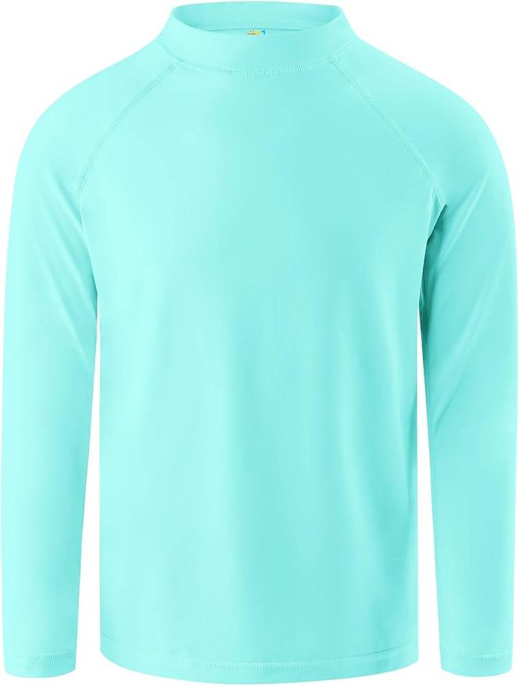 Boys Rash Guard Swim Shirt Long Sleeve Rashguard UPF+ 50 SPF Sun Water Surfing Shirts for Toddler... | Amazon (US)