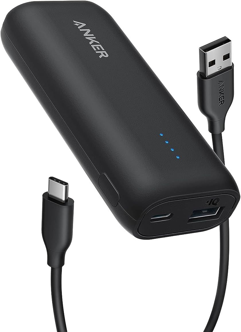 Anker Power Bank, Ultra-Compact 5,200mAh Portable Charger, PowerCore 5K Battery Pack, Compatible ... | Amazon (UK)