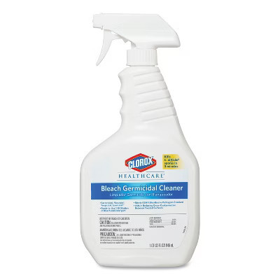 Clorox Healthcare Bleach Germicidal Cleaner, 32 oz Spray Bottle | Target