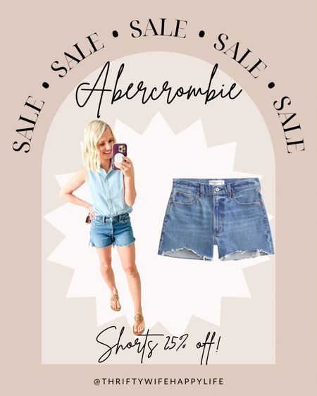 Abercrombie has 25% off shorts this weekend! I have the 4 inch inseam mom shorts. They fit TTS! 


#LTKstyletip #LTKfindsunder100 #LTKsalealert
