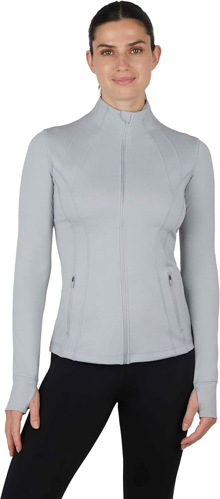 90 Degree By Reflex Women’s Lightweight, Full Zip Running Track Jacket | Amazon (US)
