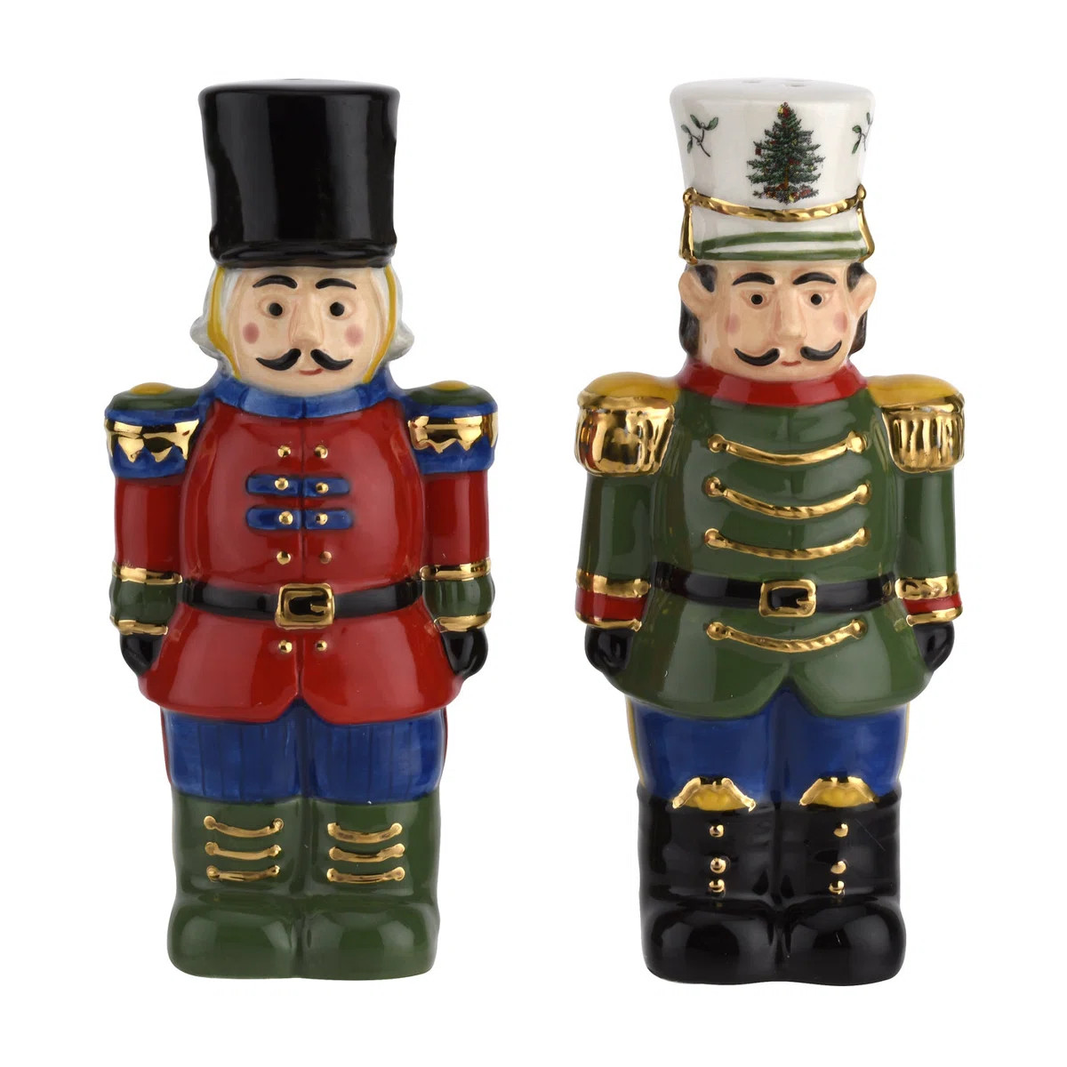 Spode Christmas Tree Nutcracker Salt & Pepper 4.5" | Wayfair North America