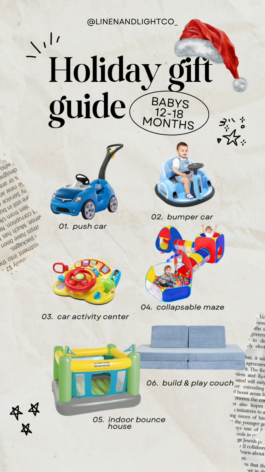 Baby’s second Christmas gifts. 

Gifts for the one year old | baby Christmas gift | toddler gift ideas | indoor bounce house | rainy day toys | indoor bumper car 



#LTKKids #LTKGiftGuide #LTKBaby