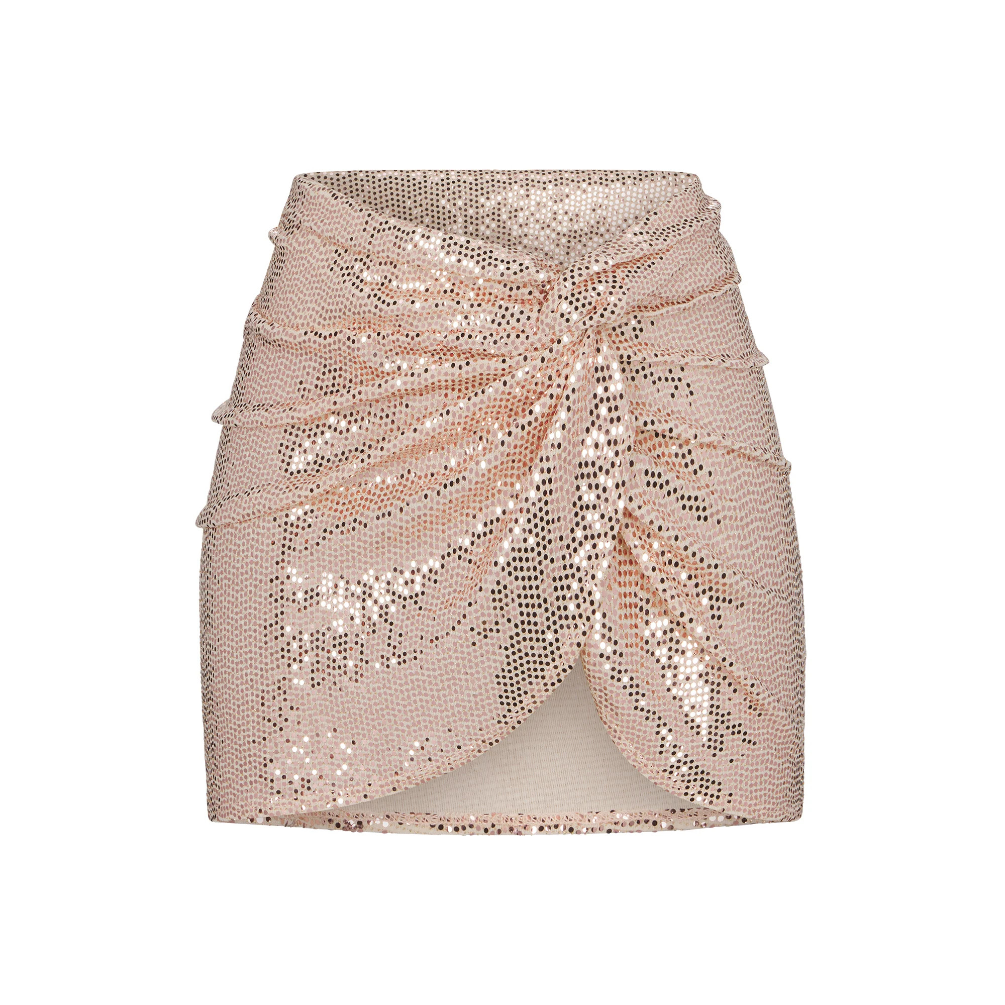 SEQUIN SARONG MINI SKIRT | SKIMS (US)