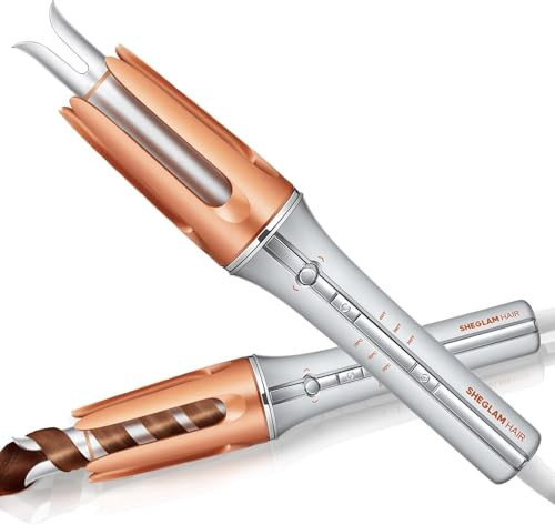 SHEGLAM Curling Iron Automatic Gift for Woman (Gold, 1 inch) | Amazon (US)