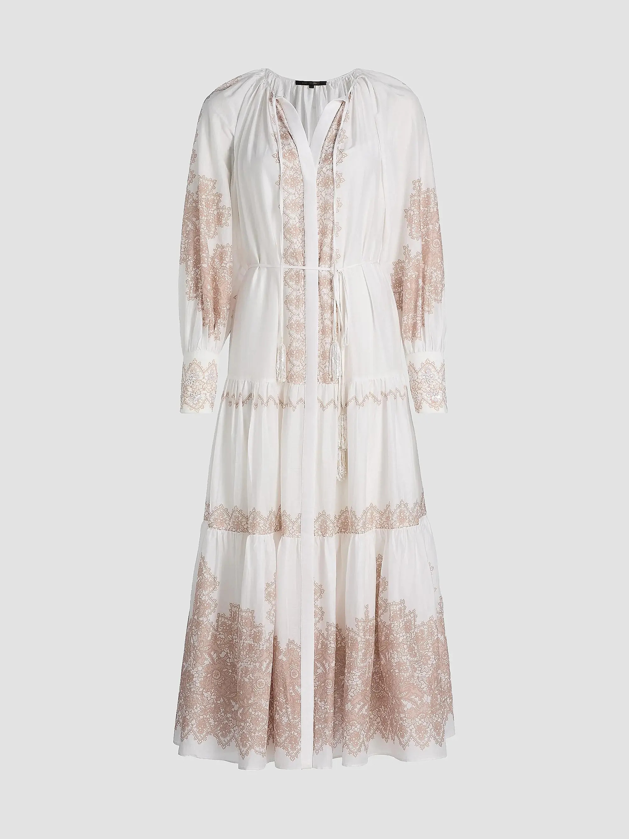Lauryn Lace Print Cotton-Silk Maxi Dress | Saks Fifth Avenue