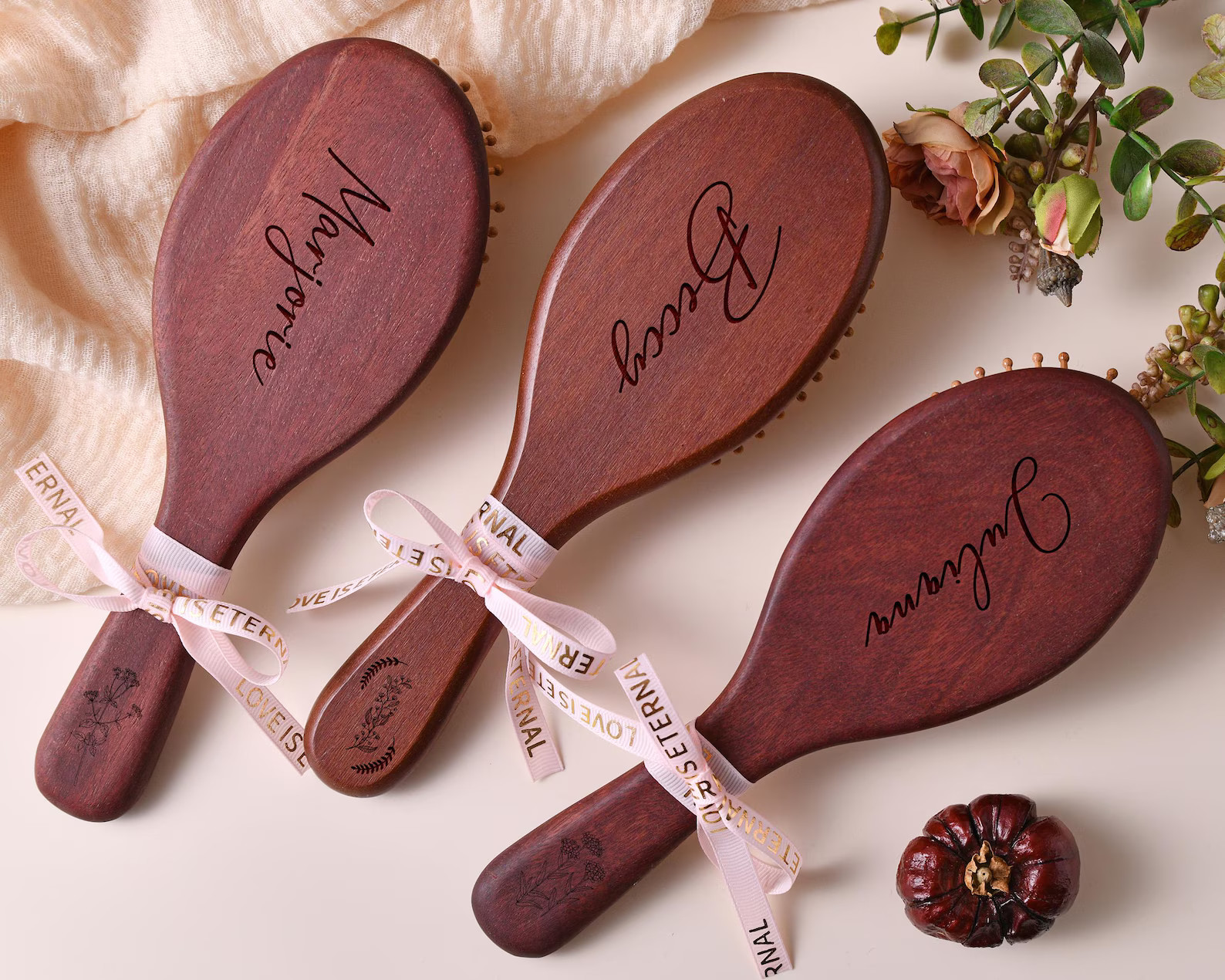 Personalized Bamboo Comb,custom Bridesmaid Hair Comb,bridesmaid Gift,ideal Gift for Bridal Party,... | Etsy (US)