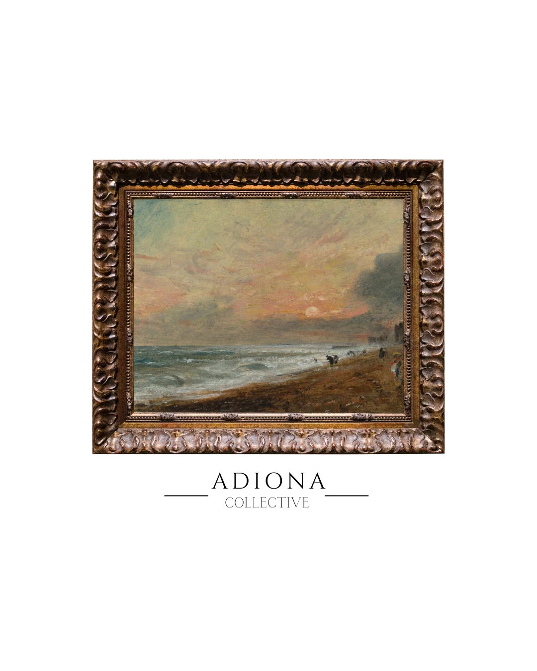 Seascape at Sunset Vintage Art Oil Painting Vintage Artwork Printable Artwork PRINTABLE DIGITAL D... | Etsy (US)