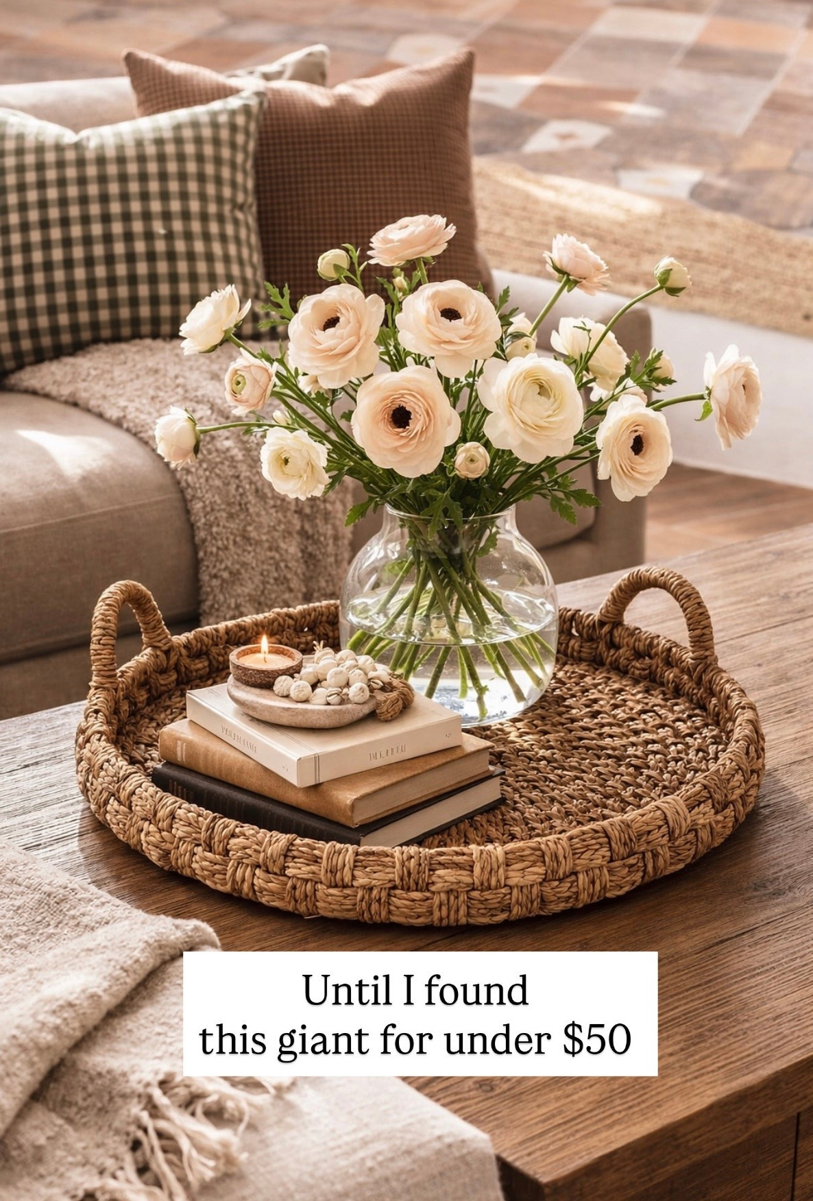 This tray from Kirkland’s is absolutely perfect. It’s very large just like the other ones, but we’re so much less money. I would highly recommend it for your portrait patio inside on your coffee table on your island if you have a large enough island.

#LTKSaleAlert #LTKHome