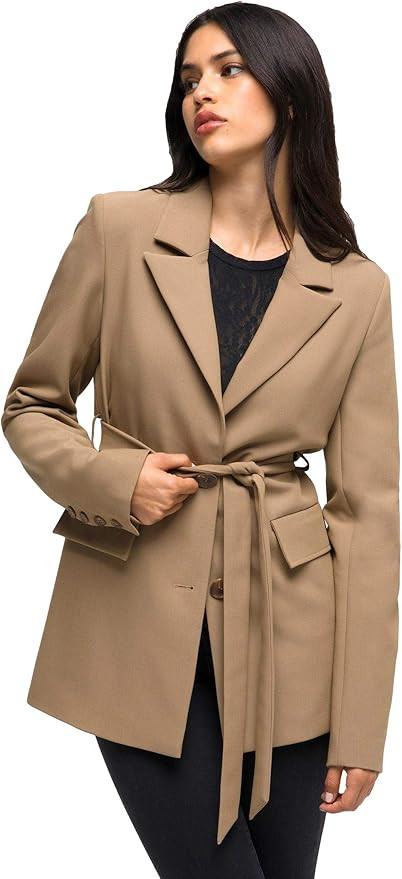 Good American Women's Trench Blazer, Camel | Amazon (US)