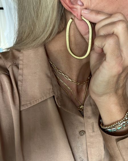 Black Friday savings with Sheila fajl! 
These lightweight earrings are divine. I save them for special dress up occasions but almost always get asked about them 
A truly great gift (for yourself from husband, for daughters, mom, DIL, friend!6 

30% OFF currently!!! 

Mine are in the finish. Brushed champagne 

#LTKCyberWeek #LTKHoliday #LTKGiftGuide
