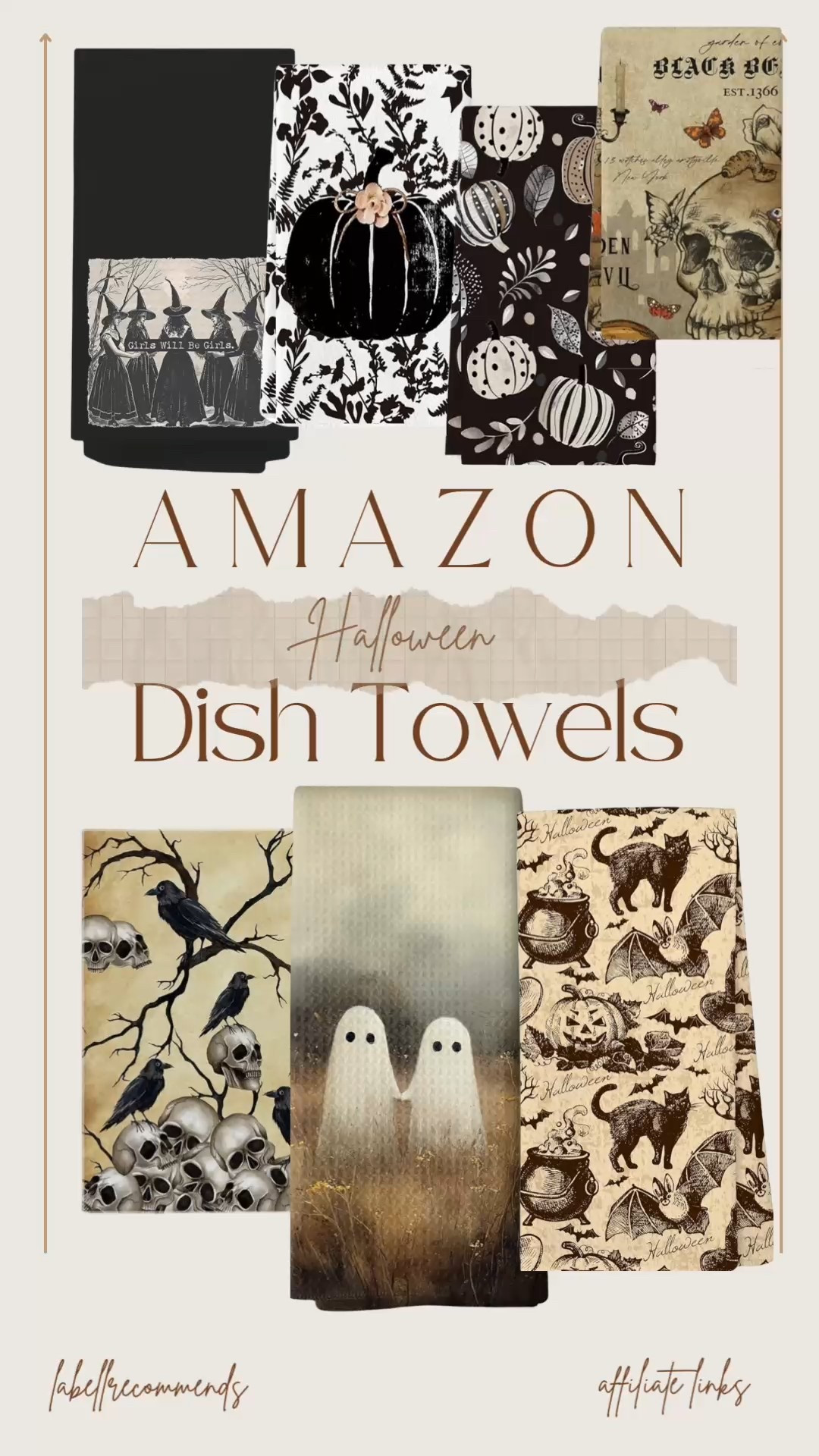 Halloween dish towels from Amazon are the perfect decor to bring the Halloween spirit to your kitchen. 

#amazonfinds #falldecor #halloweendecor #dishtowels #halloweendecorations

#LTKHalloween #LTKHome #LTKSeasonal