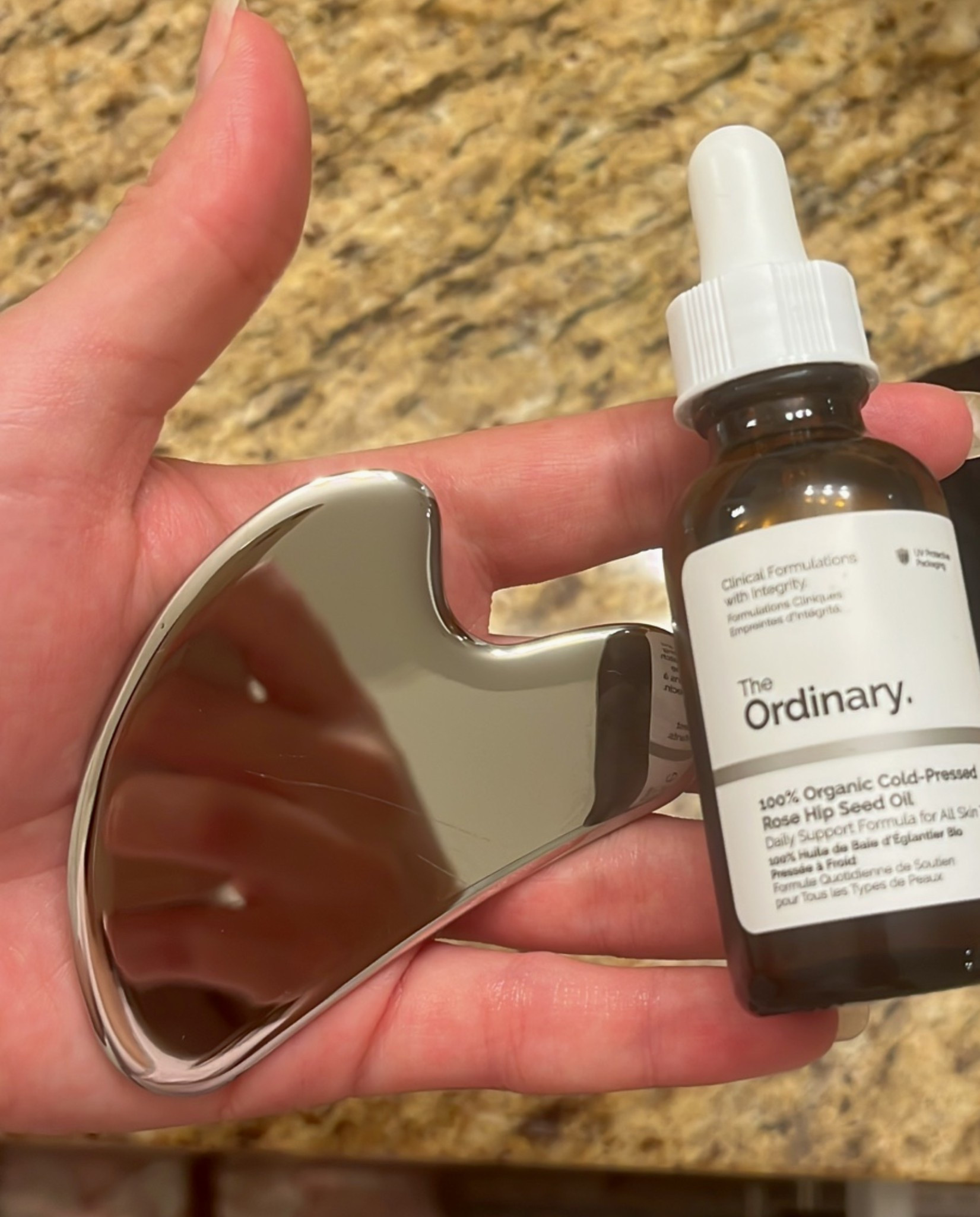 Gua sha and cold pressed rose hip oil for my face🧖‍♀️ i already noticed a difference in my skin texture using rose hip oil. Loving it so far!

#LTKmorningroutine #LTKselfcare #LTKBeauty