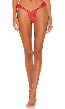 Only Hearts Ruffle Thong in Sacred Heart from Revolve.com | Revolve Clothing (Global)