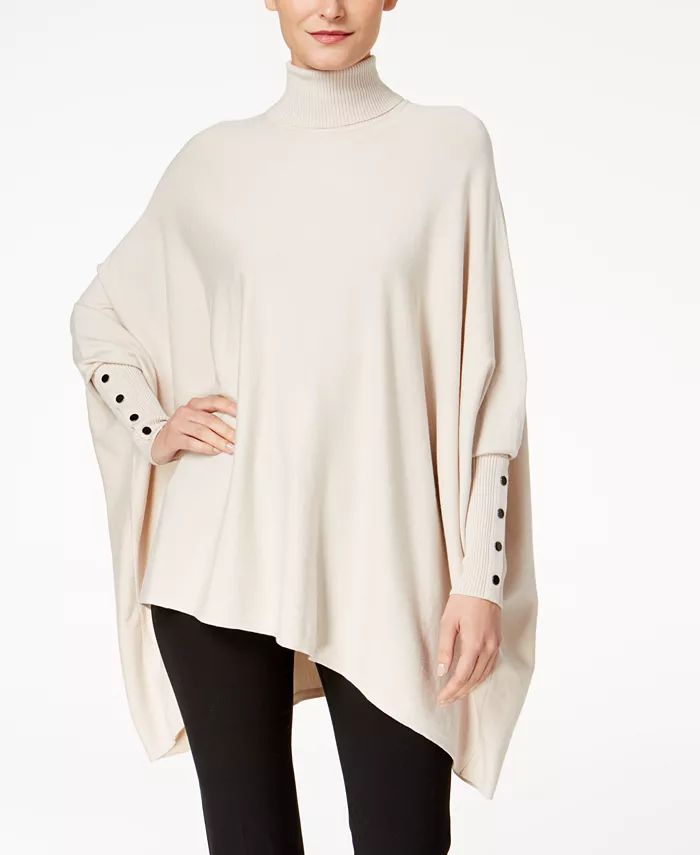 Alfani
          
        
  
      
          Women's Turtleneck Poncho Sweater, Created for Mac... | Macys (US)