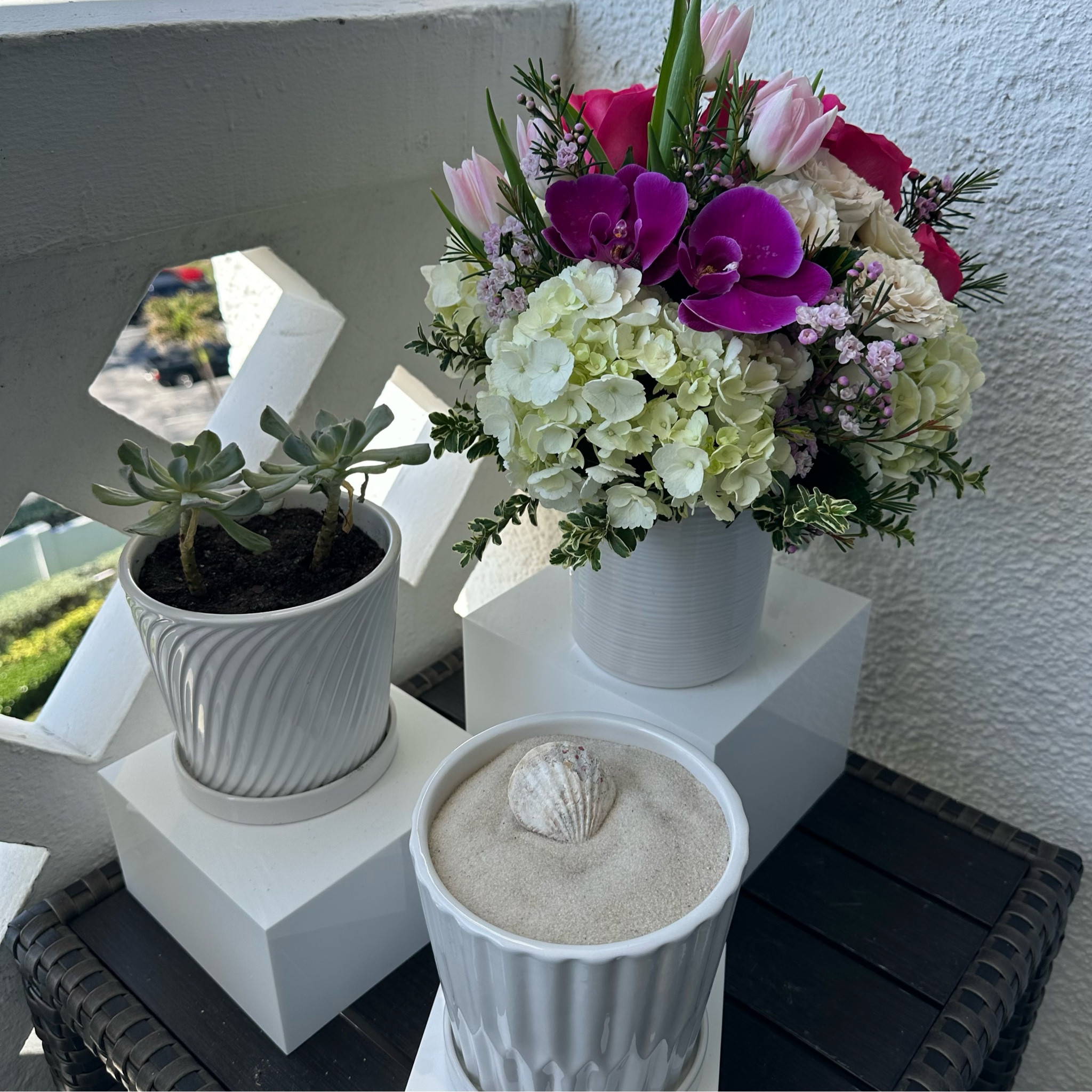 Thank you @ltk for the surprise floral arrangement.    

I linked the outdoor pots, and display, that I set the flowers on for the photo 

#LTKFamily #LTKHome #LTKSeasonal
