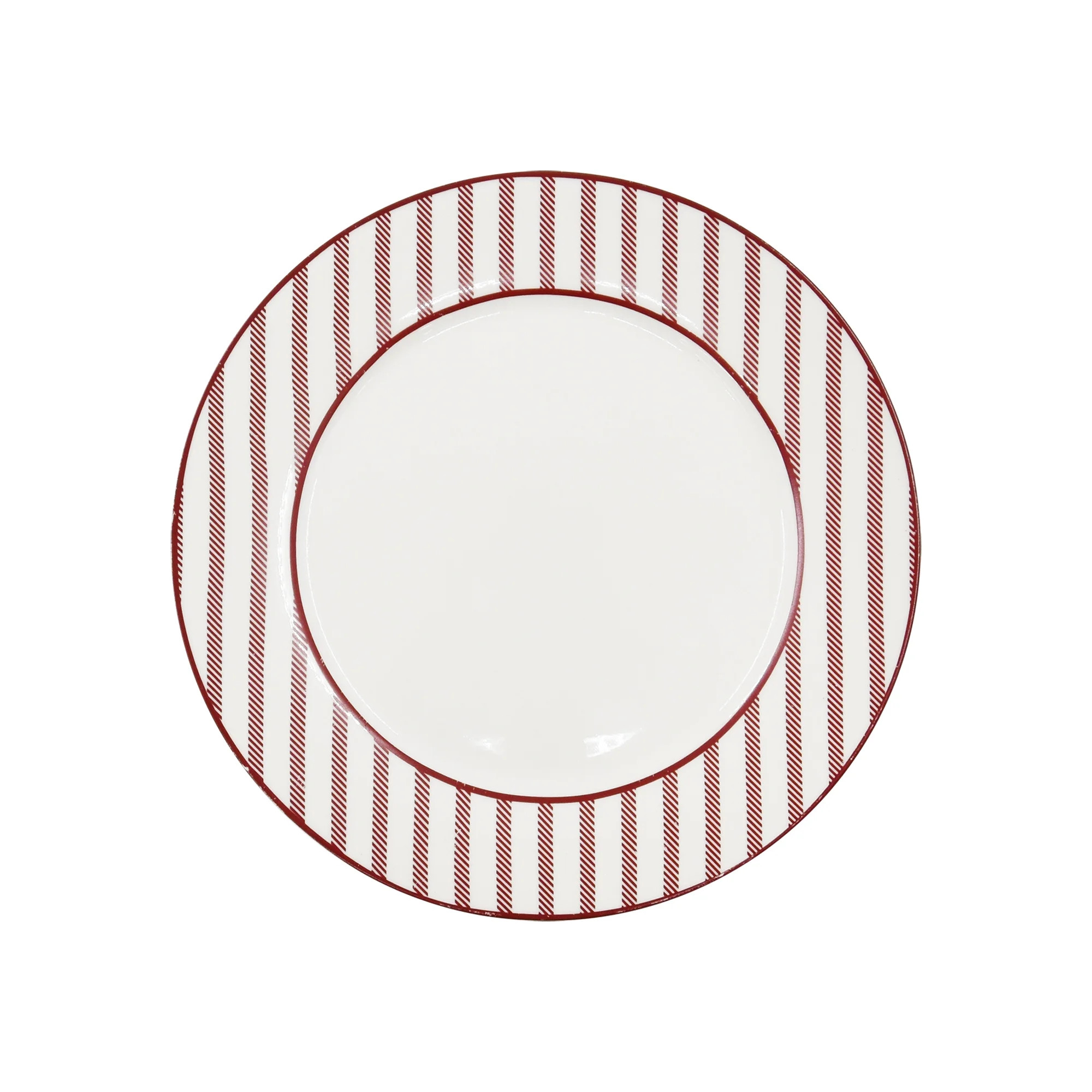 Holiday Time Christmas Red Stripe Ceramic Salad Plate, 9-inch, Festive Dinnerware, 1 Piece | Walmart (CA)