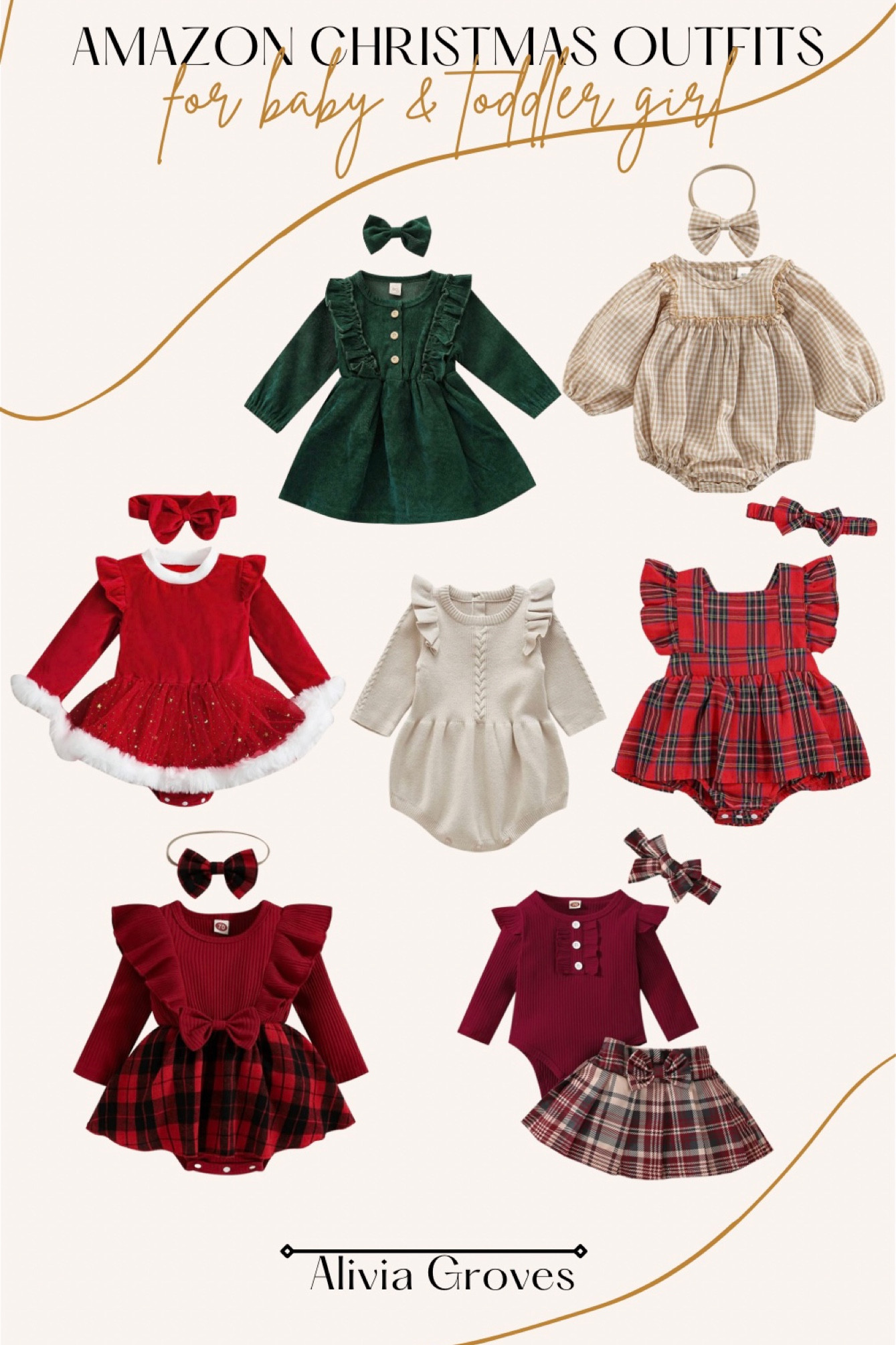Super adorable Christmas outfit ideas for your little angel🎄❤️👶🏼👧🏼

#amazon #amazonchristmas #toddler #toddlergirl #toddleroutfit #christmasoutfit #babychristmas #toddlerchristmas #babygirl 

#LTKkids #LTKSeasonal #LTKbaby