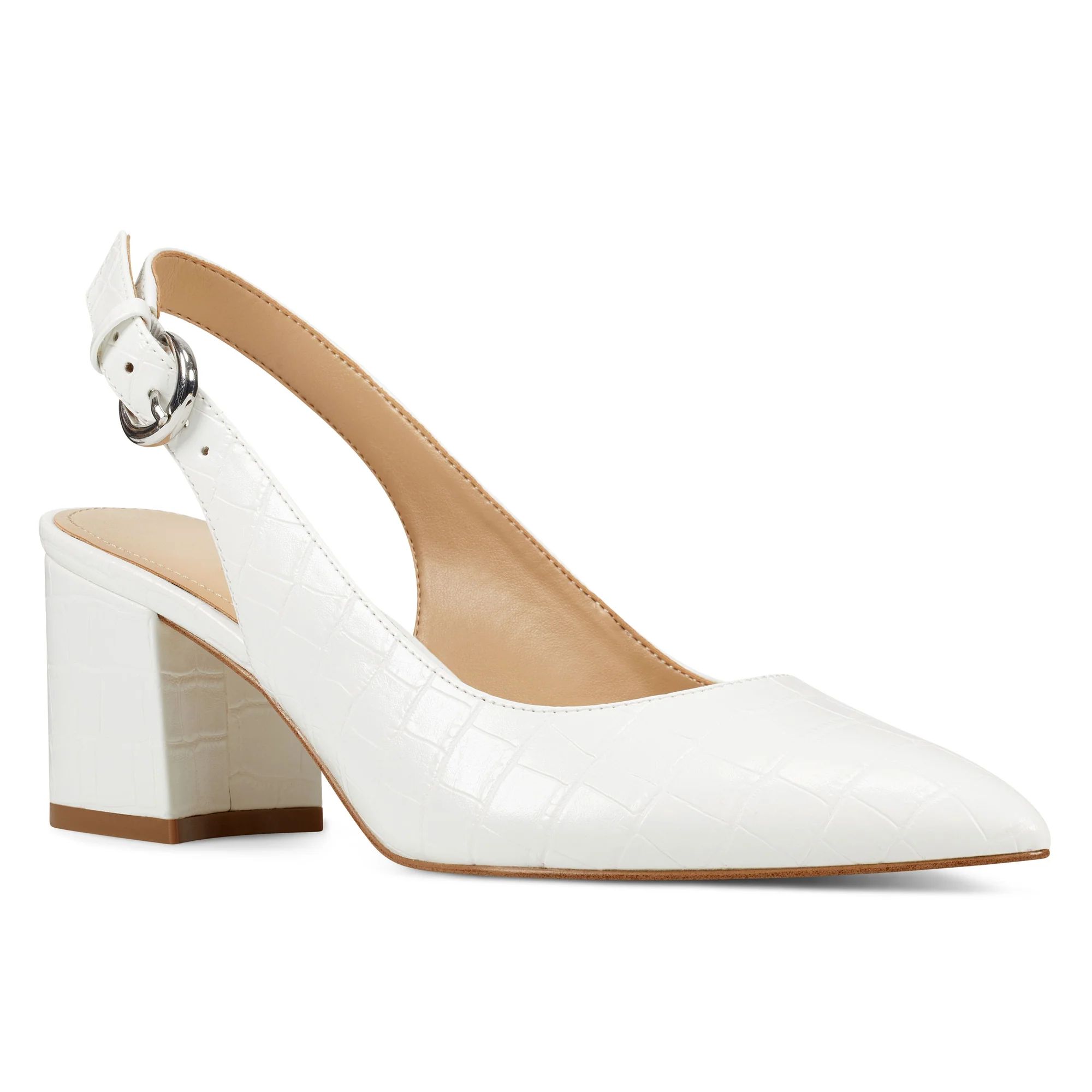 Tulip Block Heel Slingback Pumps | Nine West (US)