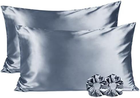YANIBEST Satin Pillowcase for Hair and Skin Silk Pillowcase 2 Pack Cooling Satin Pillowcase with ... | Amazon (US)