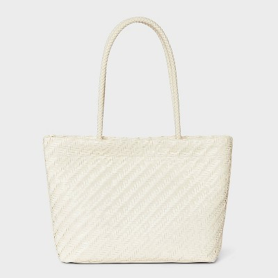 Woven Tote Bag - A New Day™ Cream | Target