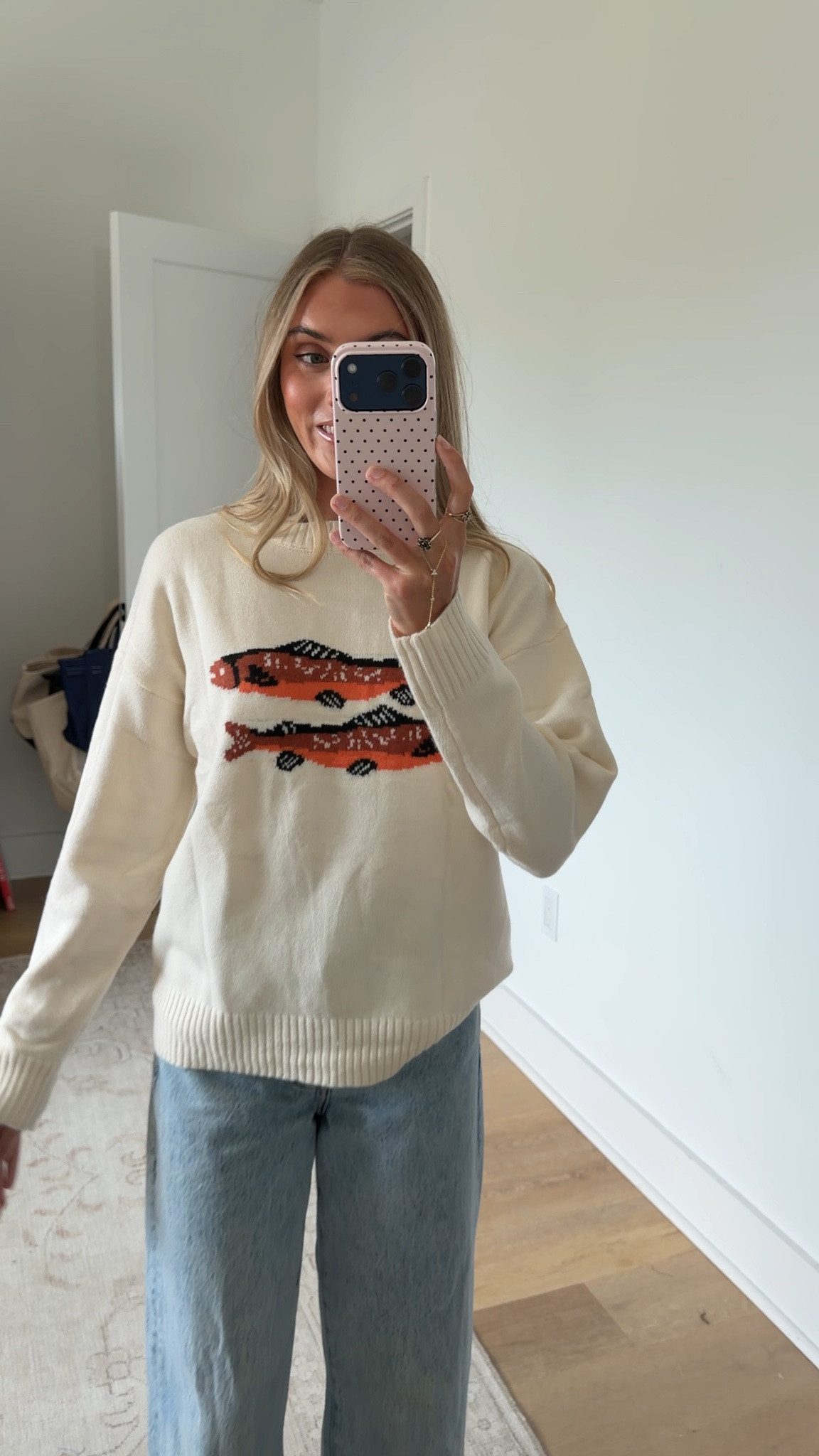 Amazon size small Womens Fish Graphic Sweater Long Sleeve Knit Crew Neck Pullover
Casual Trendy, Animal Pattern,Fall Clothes, Ribbed Knit, Loose Fit, Pullover Tops, Winter Warm,Lightweight Knitwear

#LTKootd #LTKSaleAlert #LTKSeasonal