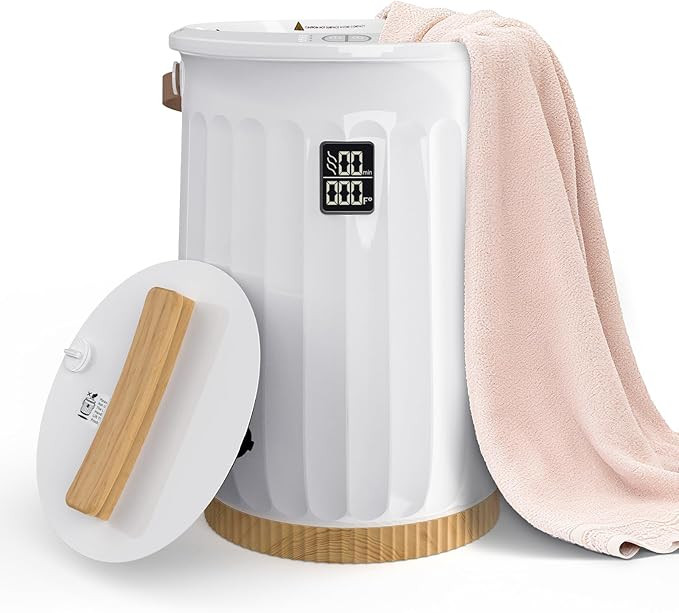 Sweetcrispy Towel Warmer for Bathroom, 20L Towel Heater with 4 Time Settings & Auto-Off, Fast Hea... | Amazon (US)