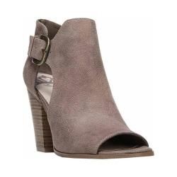 Women's Fergalicious Revenge Open Toe Bootie Doe Oiled Fabric | Bed Bath & Beyond