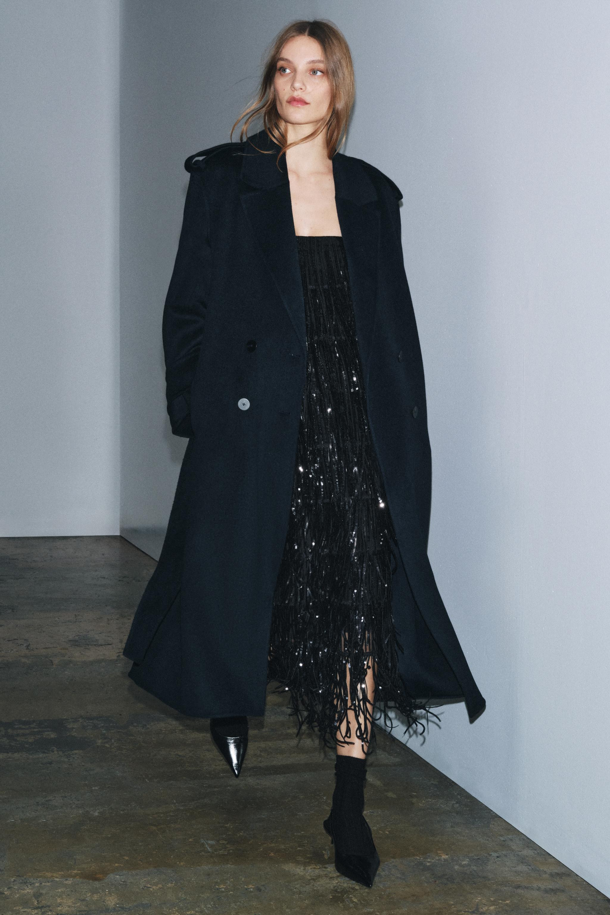 ZW COLLECTION LIMITED EDITION SEQUINNED FRINGED DRESS | Zara UK