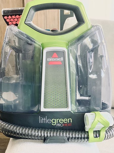 Last days of circle days at Target!  So many discounts that are better than other places!  As of today this was 25% off in my app (plus my red card discount) So I finally ordered the Bissell Pro Heat little green machine because #dogs   But the first thing I cleaned was the arms and base of my 1 year old sofa 🫣 and then I emptied the water into a cup and recorded it for the family to see 🤢  They all agreed it was gross. #Target #Targetfinds #LTKxtarget
#circleweek 

#LTKhome #LTKsalealert