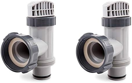 Intex Above Ground Plunger Valves with Gaskets & Nuts Replacement Part (2 Pack) | Amazon (US)