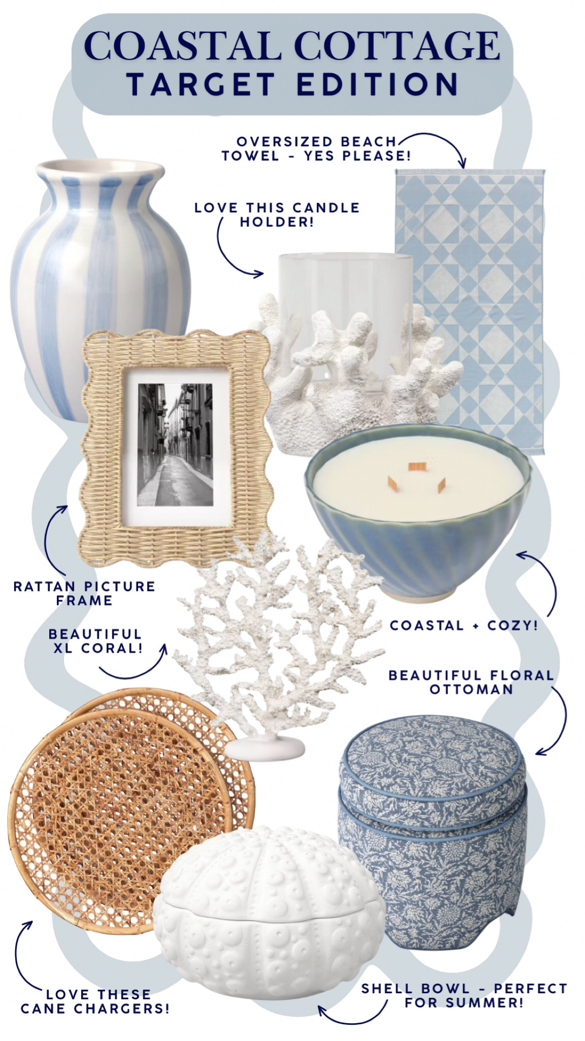 Shop these favorite cottage accents in beautiful light blues and whites for a subtle coastal style!

#LTKHome #LTKSaleAlert #LTKSeasonal