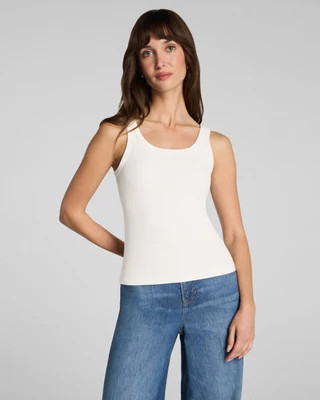 SPANX® Ribbed Knit Scoop Neck Tank | Spanx
