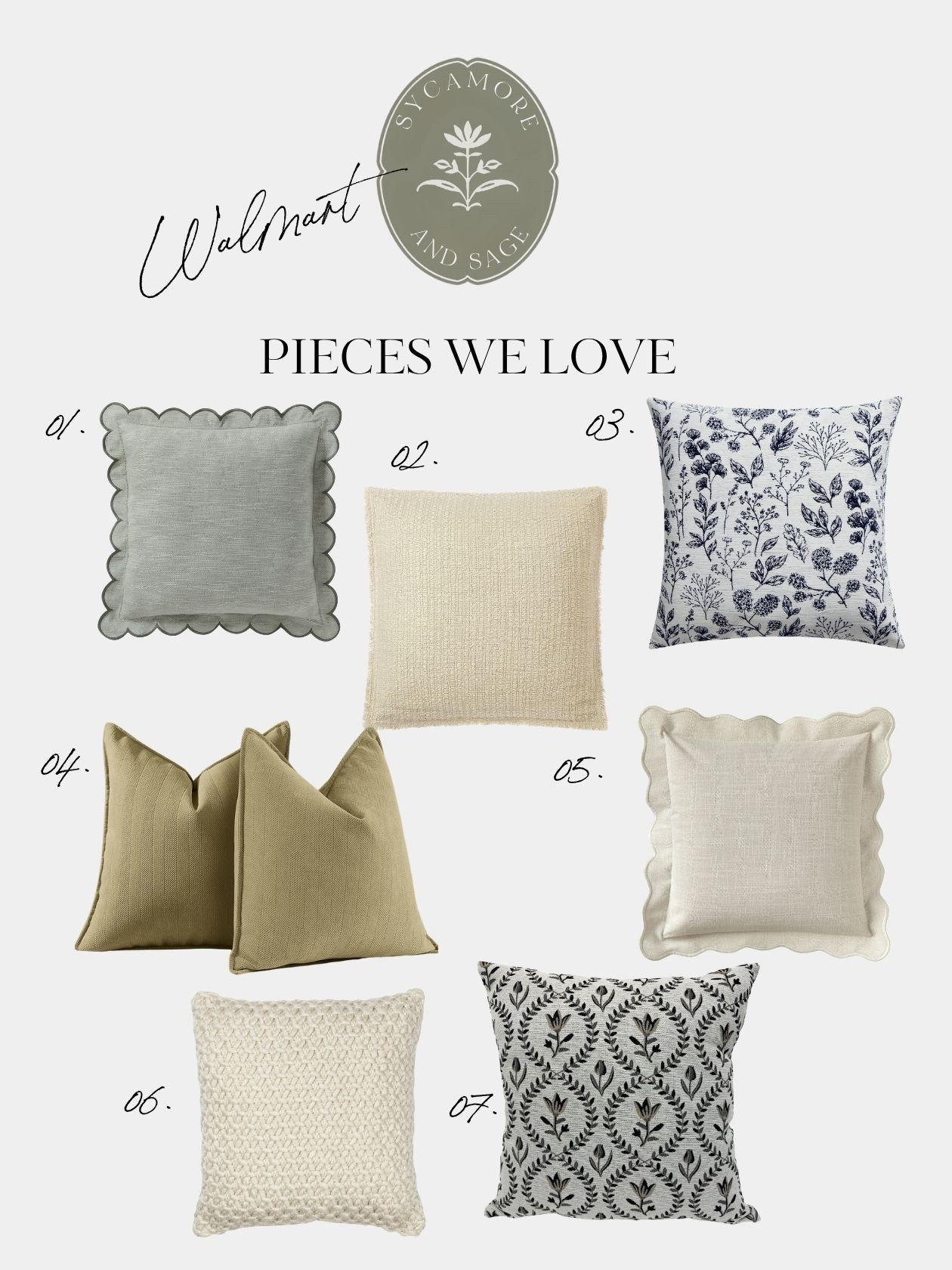 Found the cutest pillows at Walmart and they’re the easiest way to refresh any space! 🛋️ Whether you’re looking to add a pop of pattern or a touch of cozy texture, these budget-friendly finds make styling your home simple and fun. Just toss, fluff, and enjoy the instant upgrade! 

#SycamoreandSage #WalmartFinds #PillowPerfection #EasyHomeRefresh

#LTKFindsUnder50 #LTKHome #LTKFindsUnder100