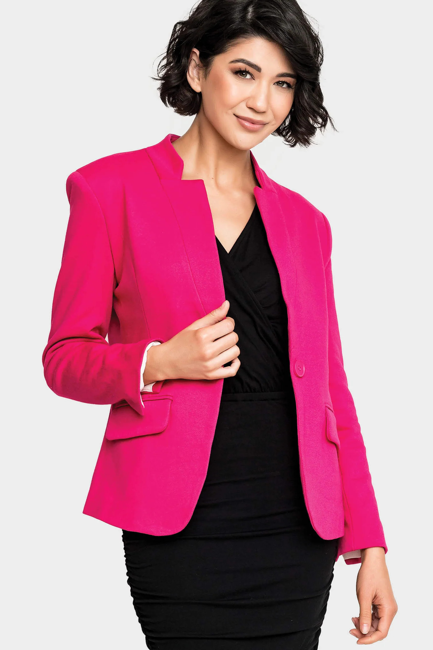 Notch Collar Blazer | Gibson