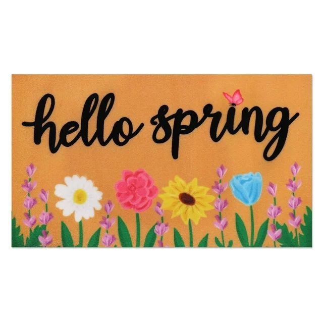 45x75cm Spring Door Mat,Outdoor Indoor Front Doormat,Spring Decor Farmhouse Floral Door Mats,Home... | Walmart (US)