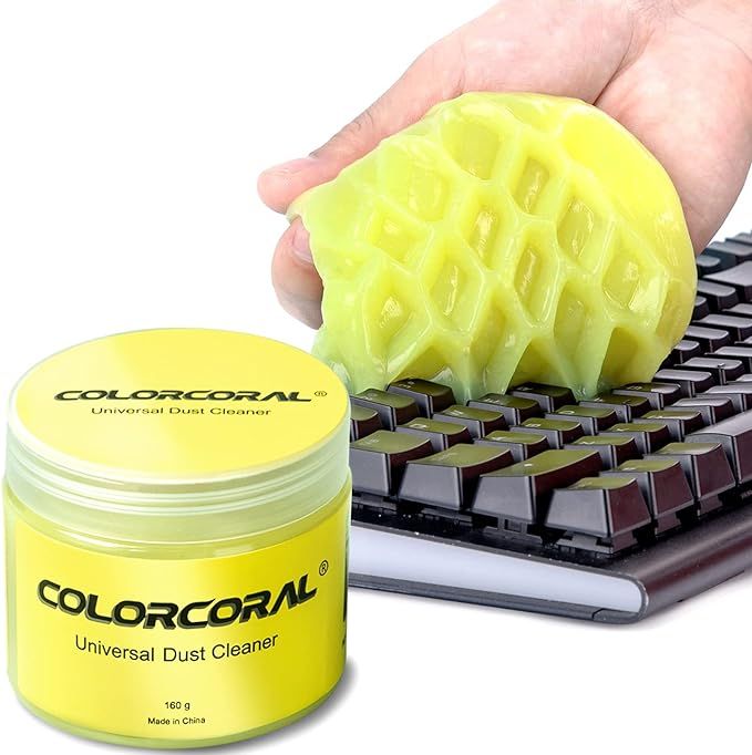 COLORCORAL Cleaning Gel Universal Dust Cleaner for PC Keyboard Cleaning Car Detailing Laptop Dust... | Amazon (US)