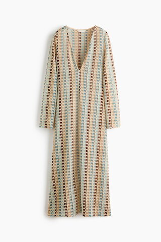 H & M - Crochet-look maxi dress - Light Beige/Patterned | H&M (UK, MY, IN, SG, PH, TW, HK)
