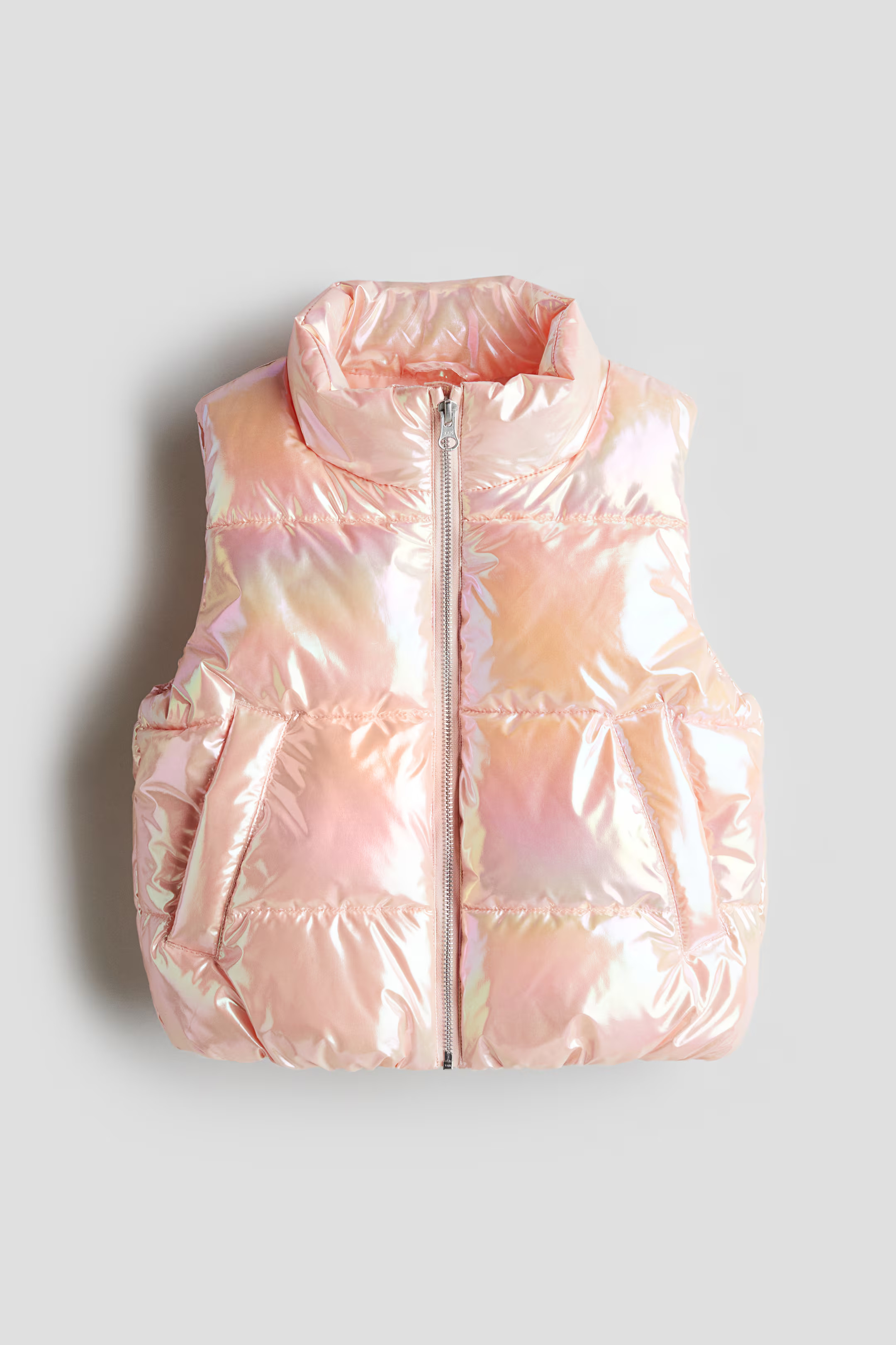 Iridescent puffer gilet | H&M (US + CA)