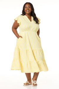 Plus Size Seersucker Dress | Cato Fashions